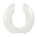 Big John Oversized Toilet Seat with Stainless Steel Hinges – For Round or Elongated Toilet Bowls – White - B000QSJXEU